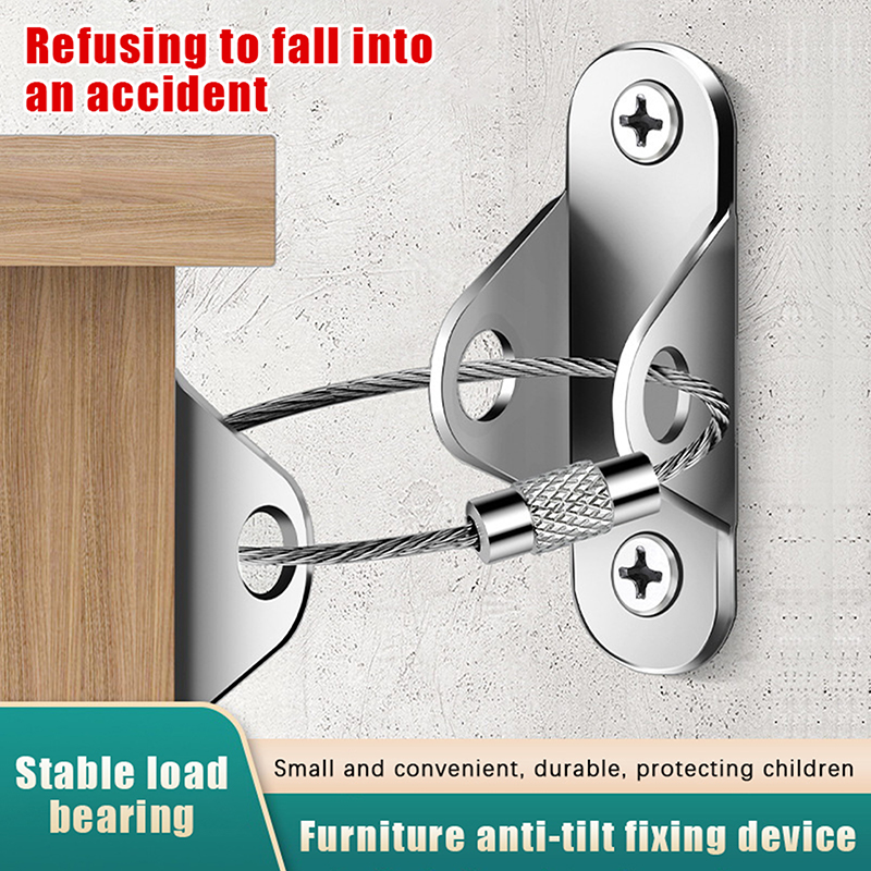 1Set Earthquake Proof Furnitur - огляд і ціна Earthquake Anchor Strap