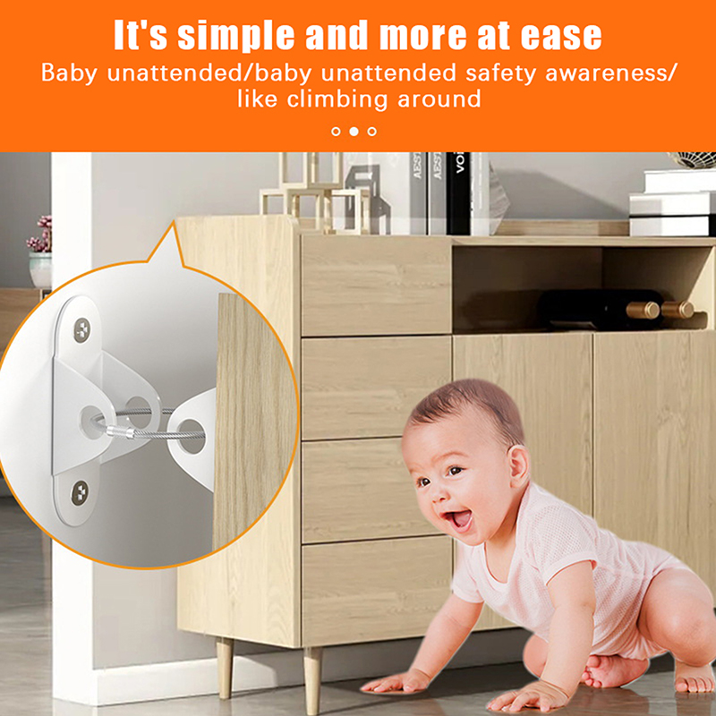 1Set Earthquake Proof Furnitur - огляд і ціна Earthquake Anchor Strap