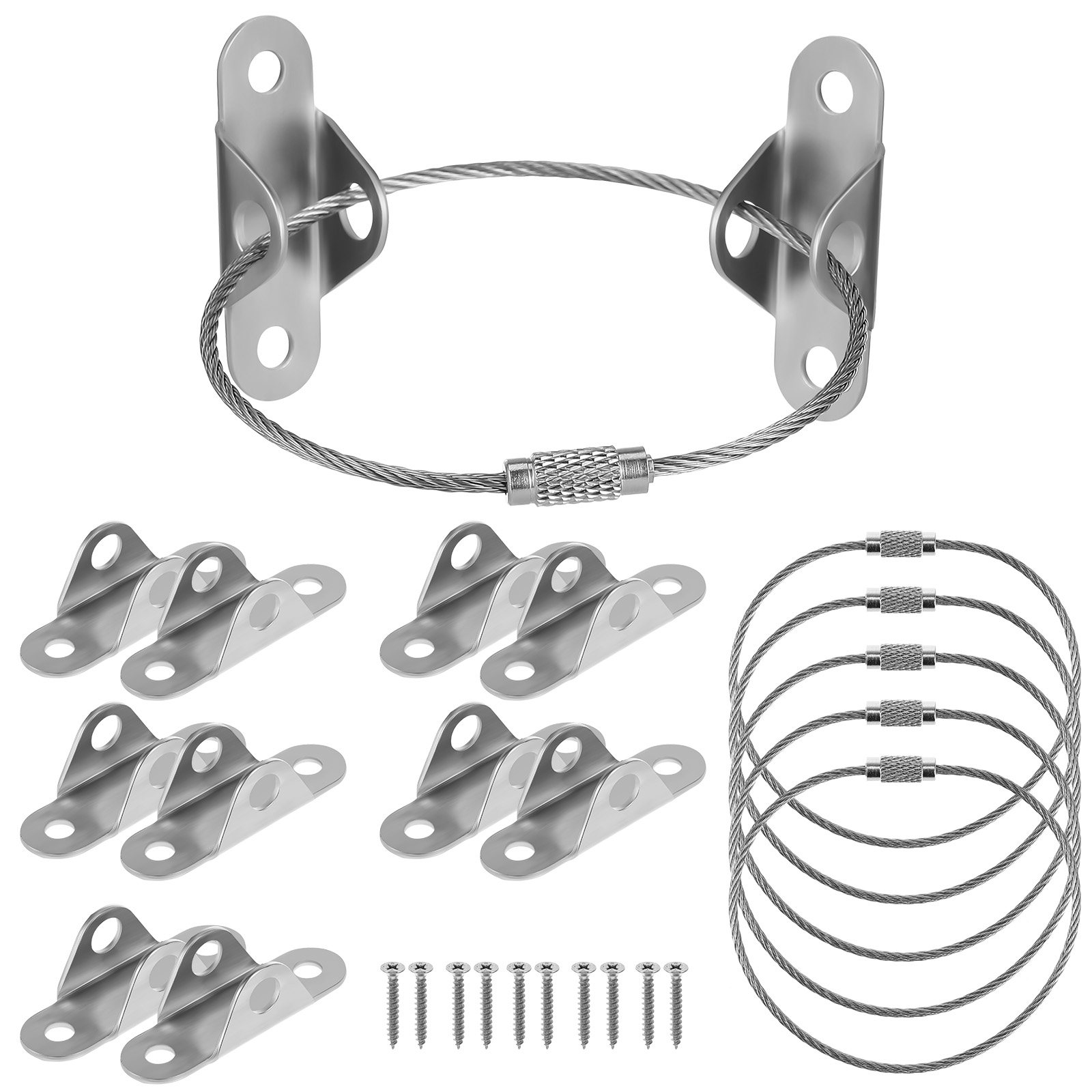 6Sets Secure Furniture to Wall - огляд і ціна Earthquake Anchor Strap